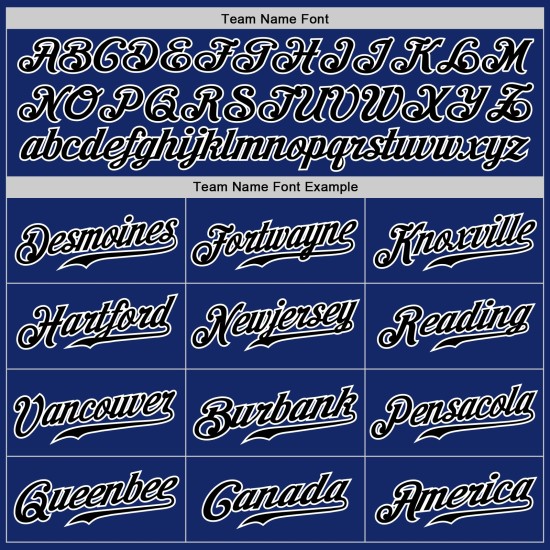 Custom Royal White Pinstripe Black-White Authentic Baseball Jersey Custom Royal White Pinstripe Black-White Authentic Baseball Jersey